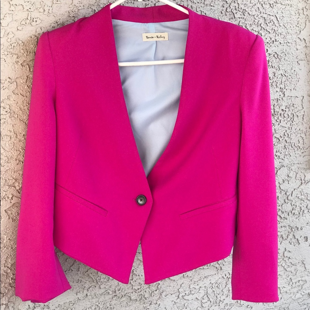 Crop blazer